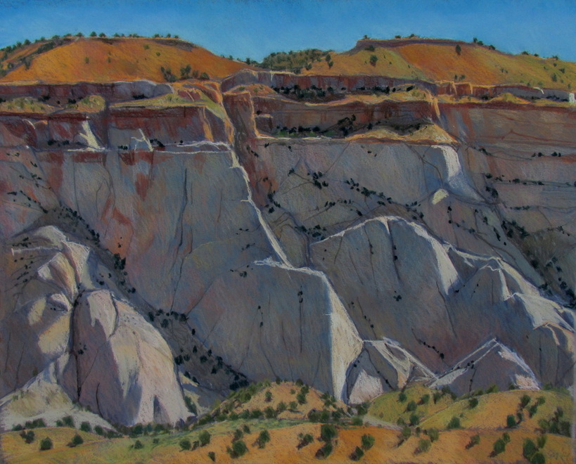 Slickrock, Utah, Boulder, landscape, pastel, Scotty Mitchell